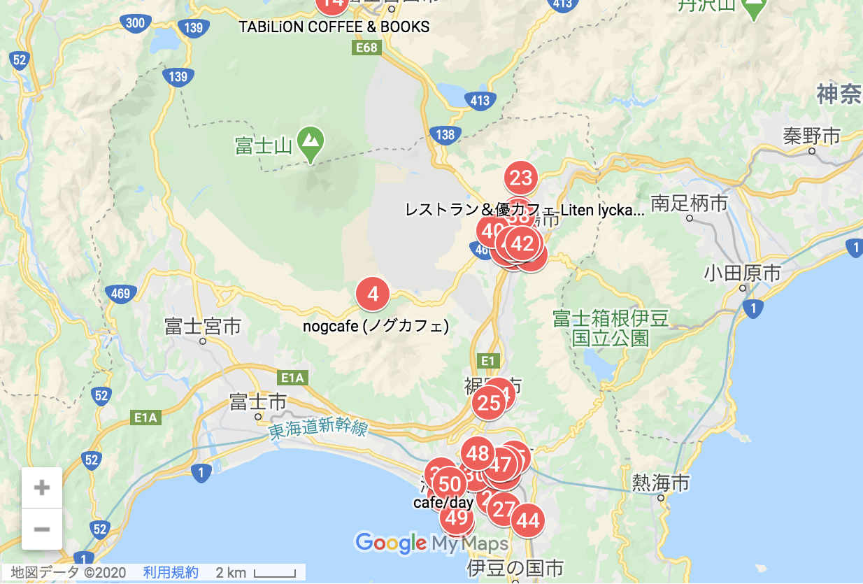 Googleマップ版「富士山麓富士山麓テイクアウト飯」